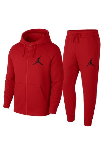 Set tuta uomo jordan rossa - set,