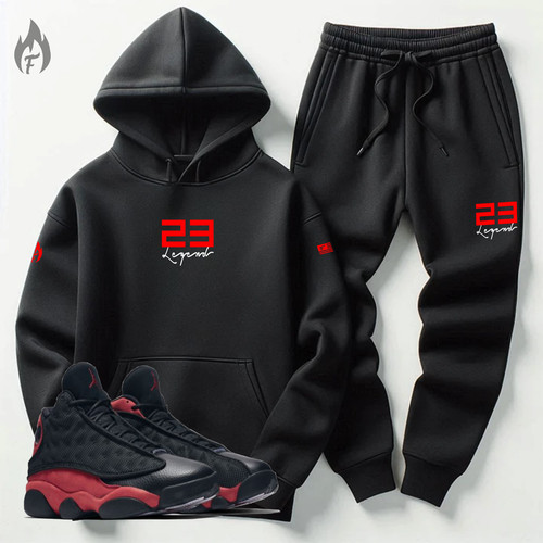 Set felpa uomo nera - , da