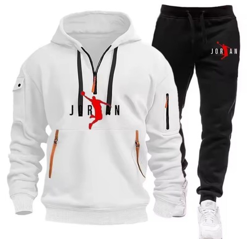 Tuta uomo jordan felpa con - felpa,